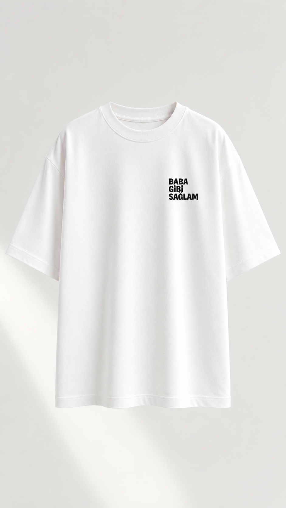 ASSEMA Erkek Baba Gibi Sağlam Baskı Tişört