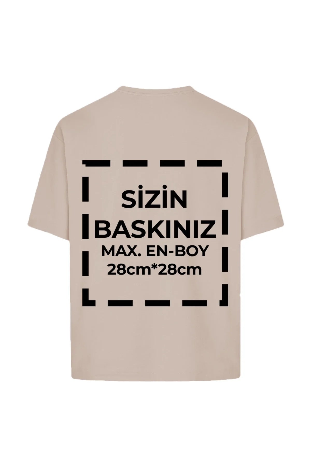 ASSEMA Tişört Tasarla 24/1 Kumaş - Bej