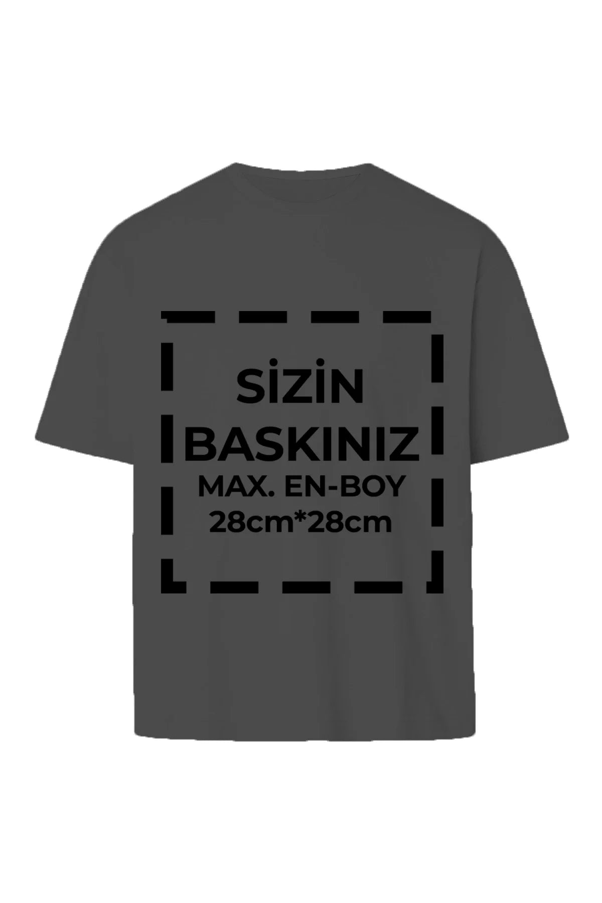 ASSEMA Tişört Tasarla 24/1 Kumaş - Füme