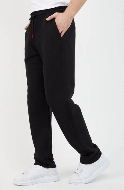 ASSEMA Üç İplik Basic Eşofman Pantolon - Siyah