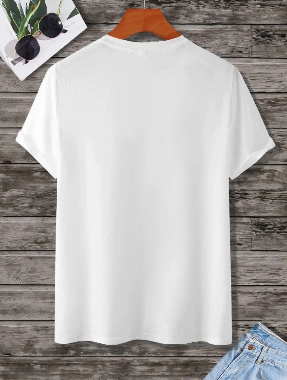 ASSEMA Kadın Baskılı Oversize  kısa kol T-Shirt - Beyaz