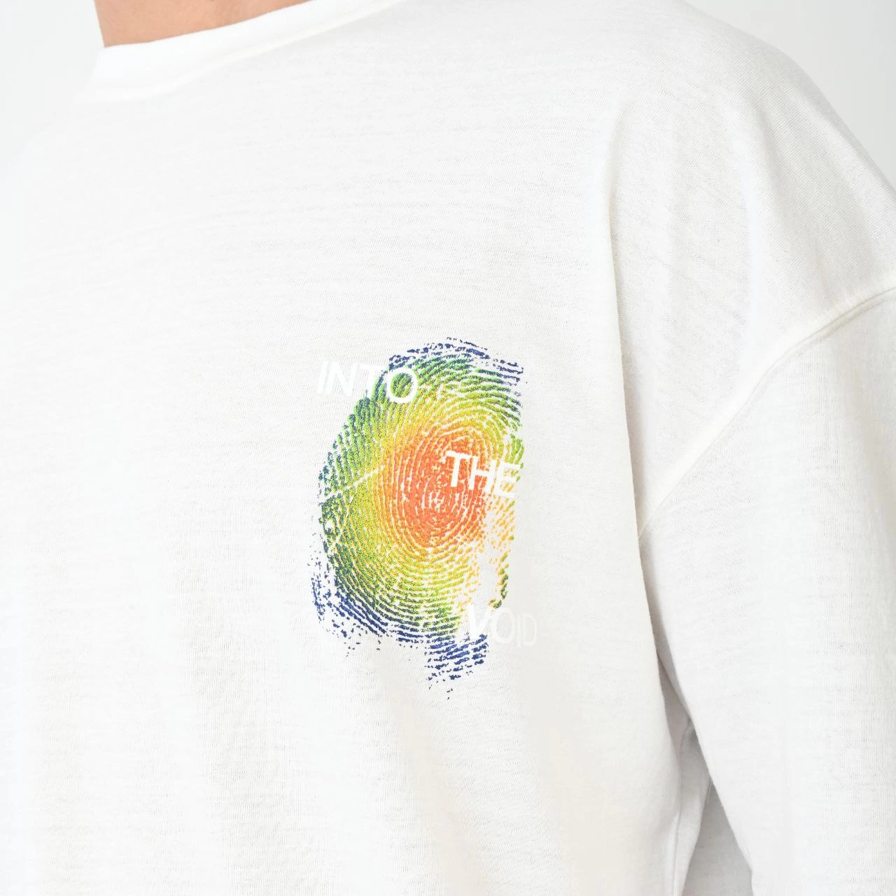 ASSEMA Erkek Baskılı T-Shirt Kısa Kol Bisiklet Yaka Regular Fit Rahat Kalıp Günlük Tişört - Beyaz