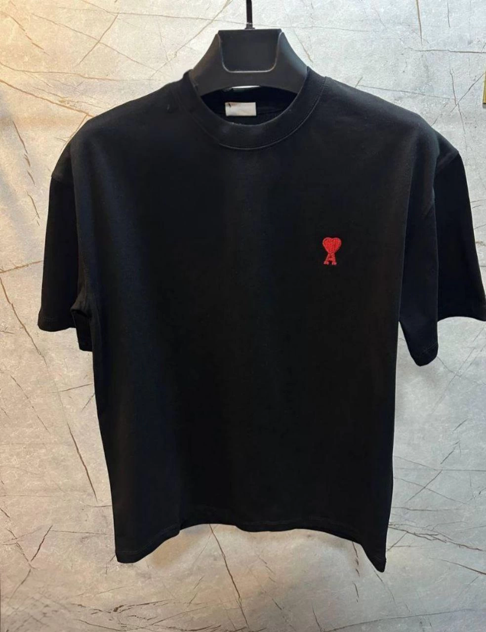 ASSEMA ERKEK Bisiklet Yaka Baskılı Oversize  Kısa Kol T-Shirt - Siyah