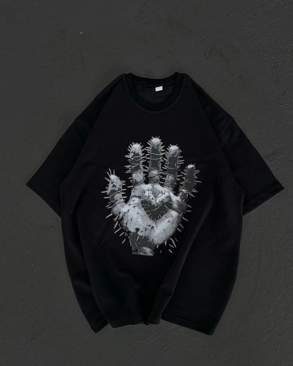 ASSEMA Kadın Baskılı T-Shirt Kısa Kol Bisiklet Yaka Regular Fit Rahat Kalıp Günlük Tişört  - Siyah