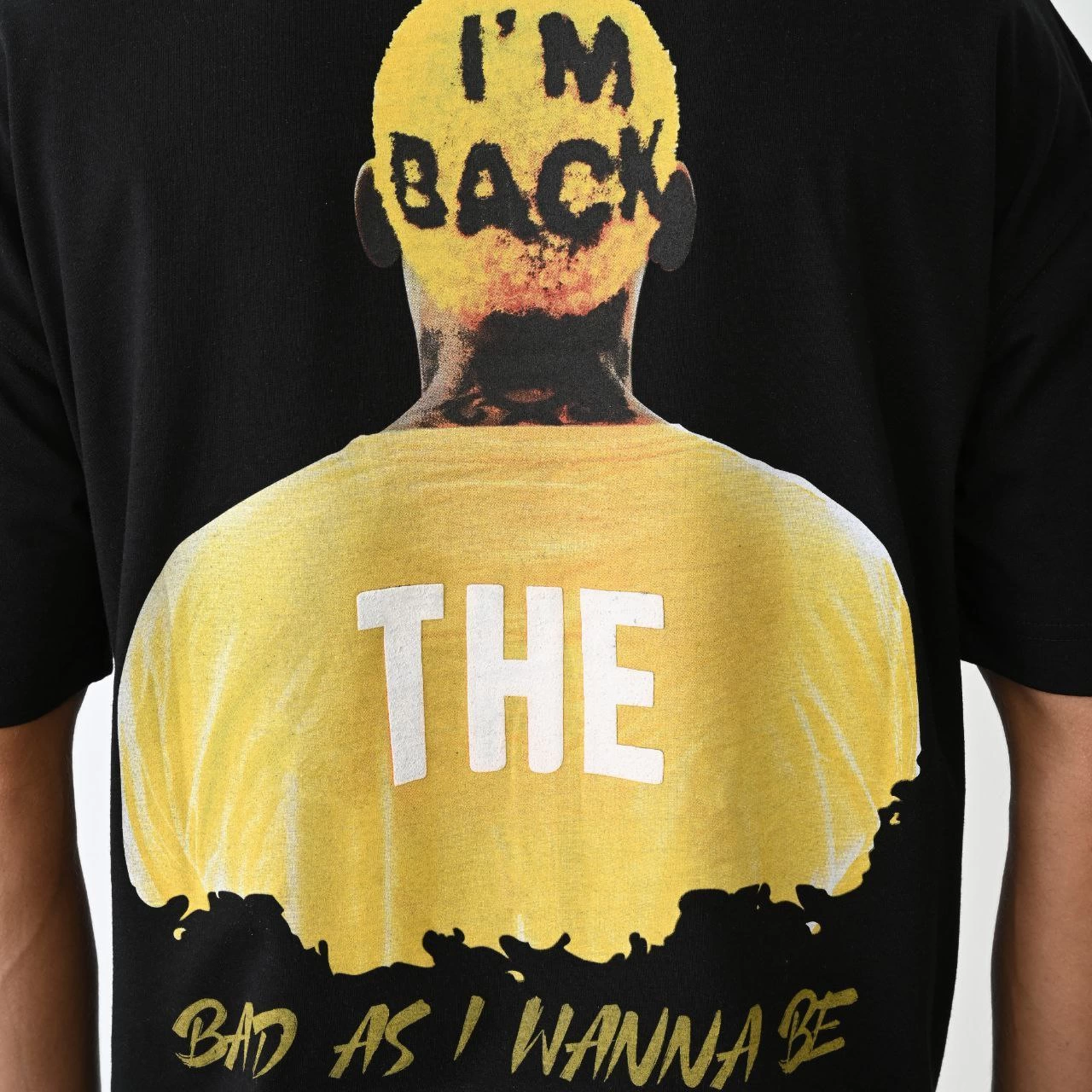 ASSEMA Erkek Baskılı T-Shirt Kısa Kol Bisiklet Yaka Regular Fit Rahat Kalıp Günlük Tişört - Siyah