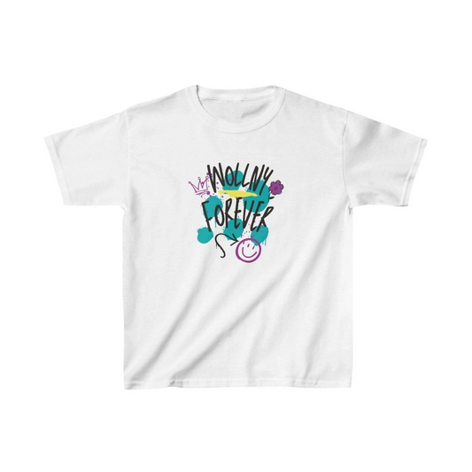 ASSEMA Unisex Çocuk Baskılı T-Shirt - Beyaz