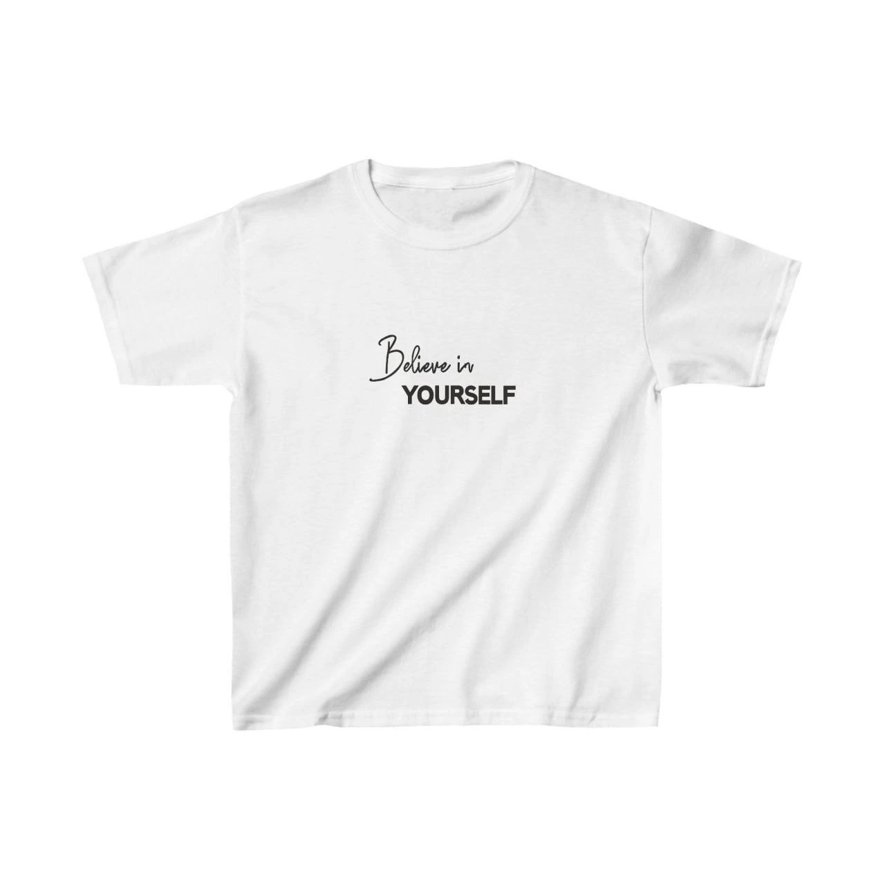ASSEMA Unisex Çocuk Baskılı T-Shirt - Beyaz