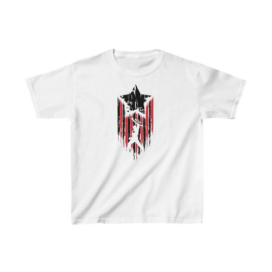 ASSEMA Unisex Çocuk Baskılı T-Shirt - Beyaz