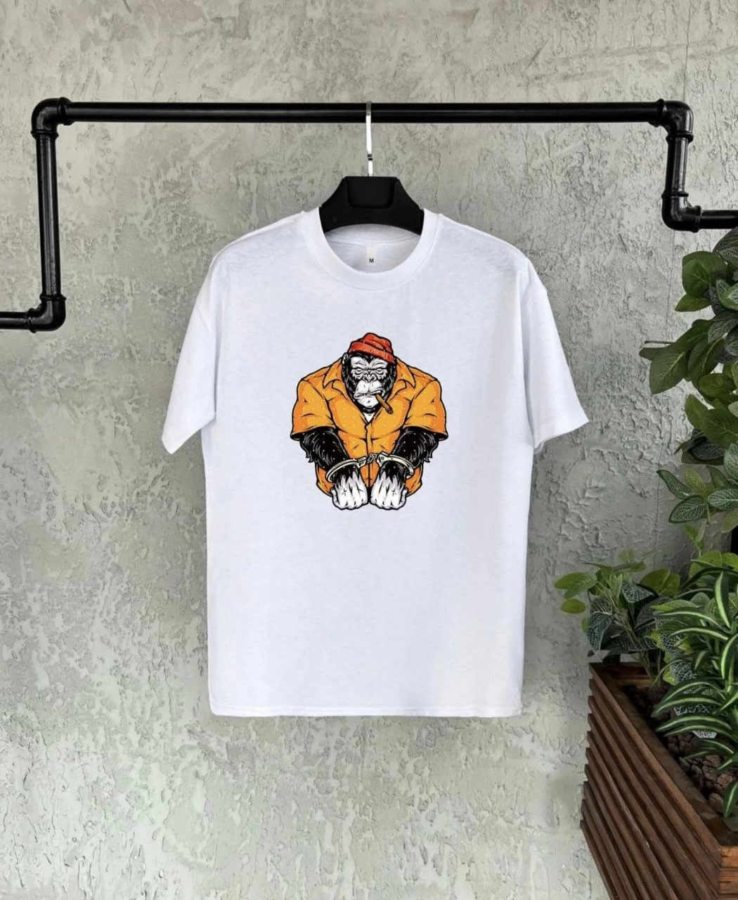 ASSEMA Unisex Çocuk Baskılı T-Shirt - Beyaz