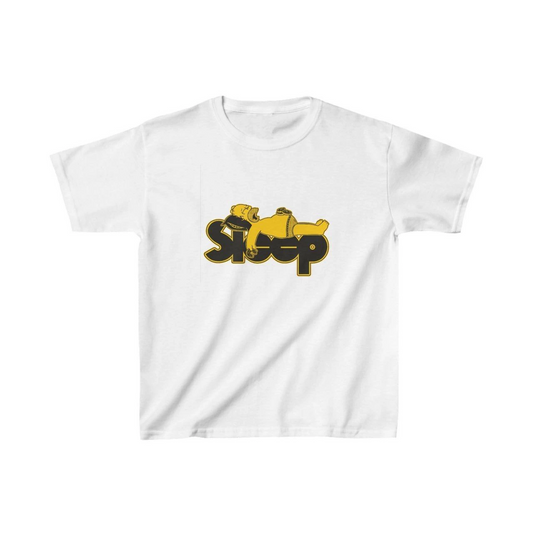 ASSEMA Unisex Çocuk Baskılı T-Shirt - Beyaz