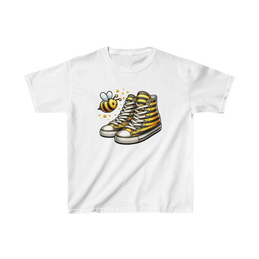 ASSEMA Unisex Çocuk Baskılı T-Shirt - Beyaz