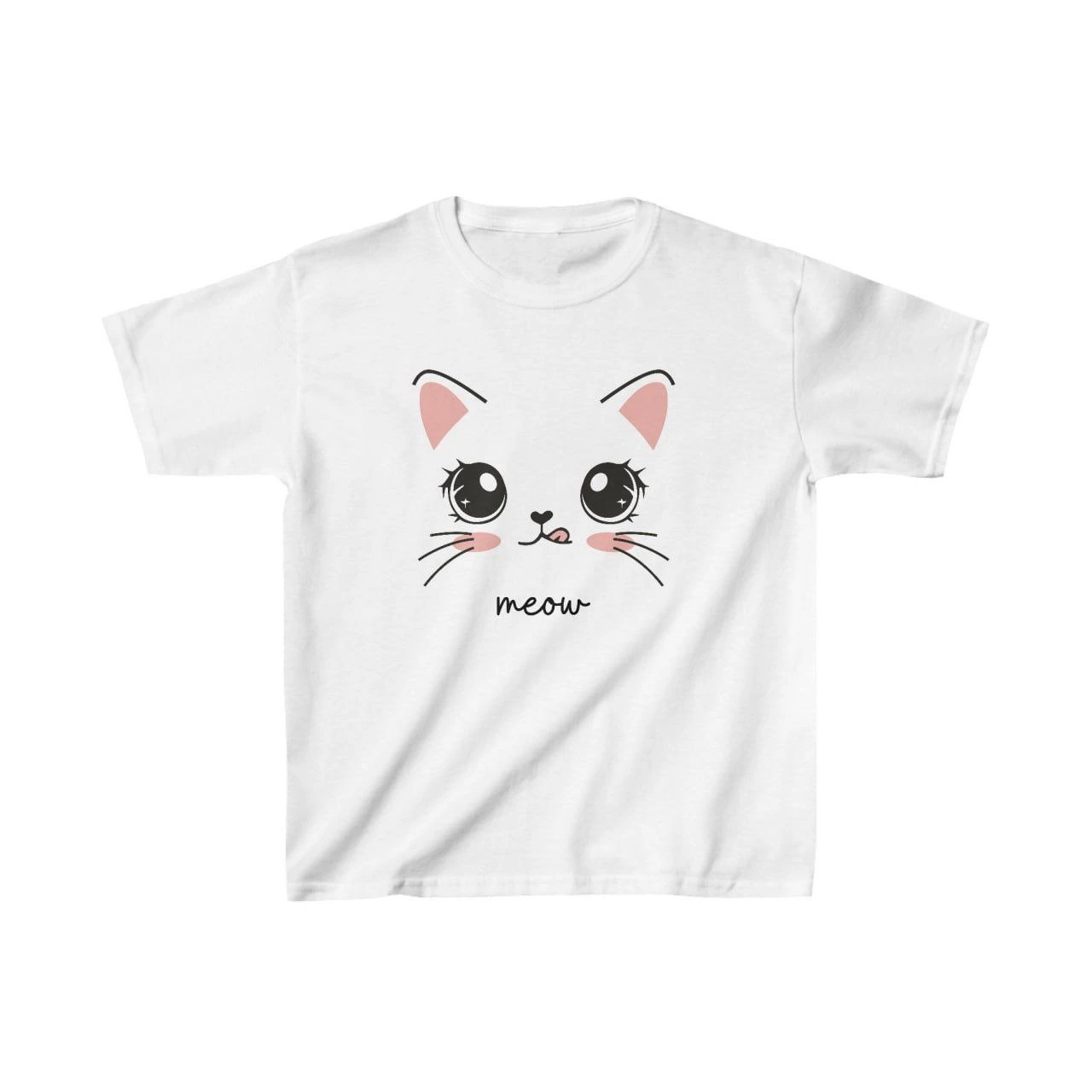 ASSEMA Unisex Çocuk Baskılı T-Shirt - Beyaz
