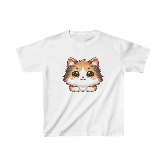 ASSEMA Unisex Çocuk Baskılı T-Shirt - Beyaz