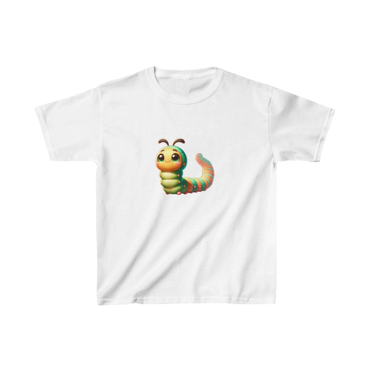 ASSEMA Unisex Çocuk Baskılı T-Shirt - Beyaz