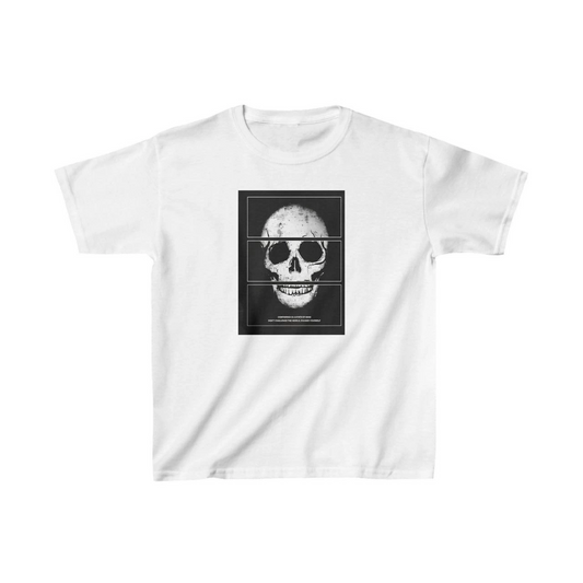 ASSEMA Unisex Çocuk Baskılı T-Shirt - Beyaz