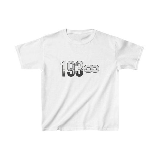 ASSEMA Unisex Çocuk Baskılı T-Shirt - Beyaz