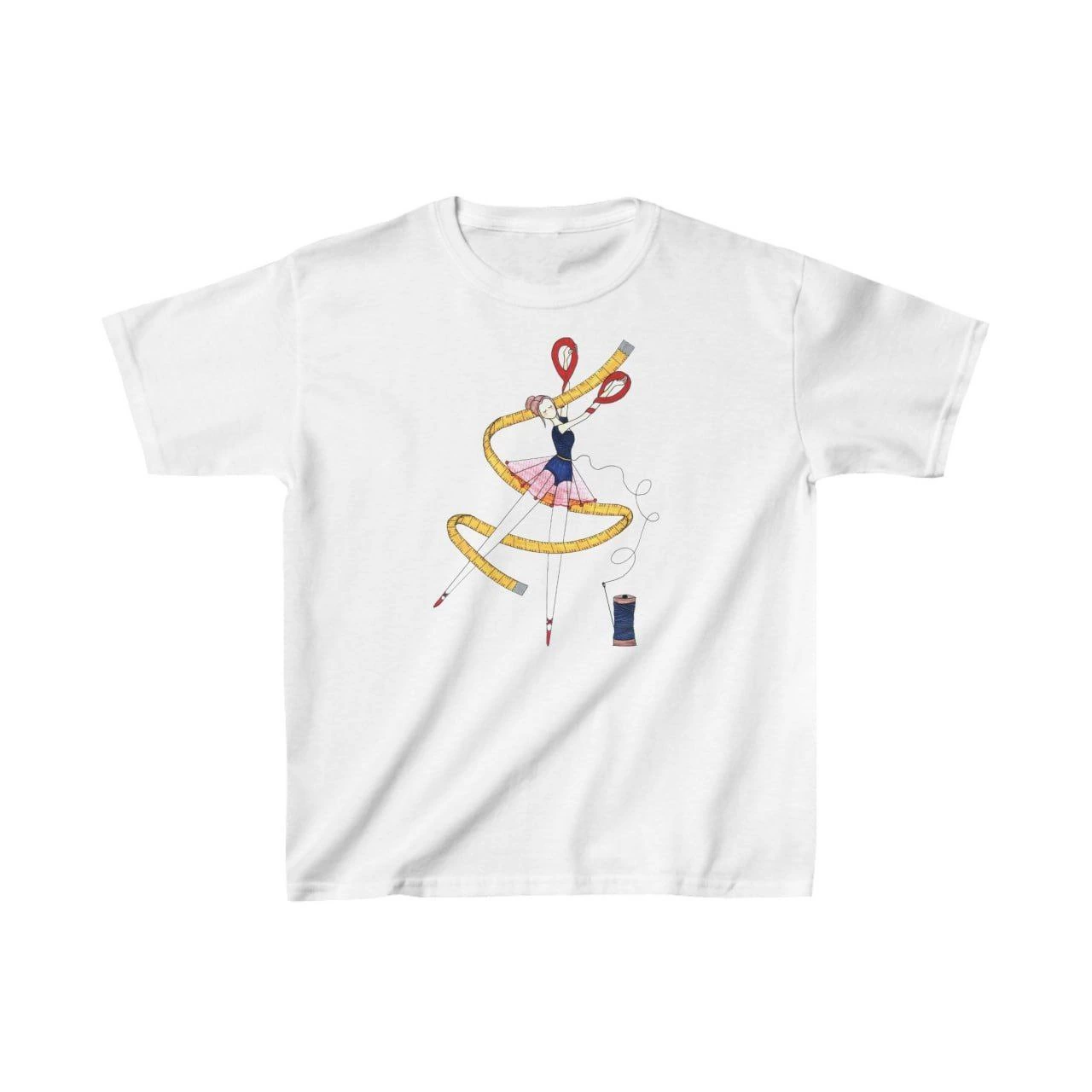 ASSEMA Unisex Çocuk Baskılı T-Shirt - Beyaz