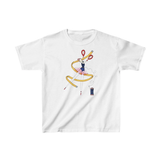 ASSEMA Unisex Çocuk Baskılı T-Shirt - Beyaz