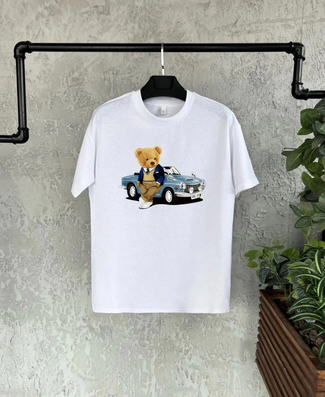 ASSEMA Unisex Çocuk Baskılı T-Shirt - Beyaz