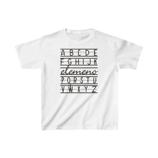 ASSEMA Unisex Çocuk Baskılı T-Shirt - Beyaz