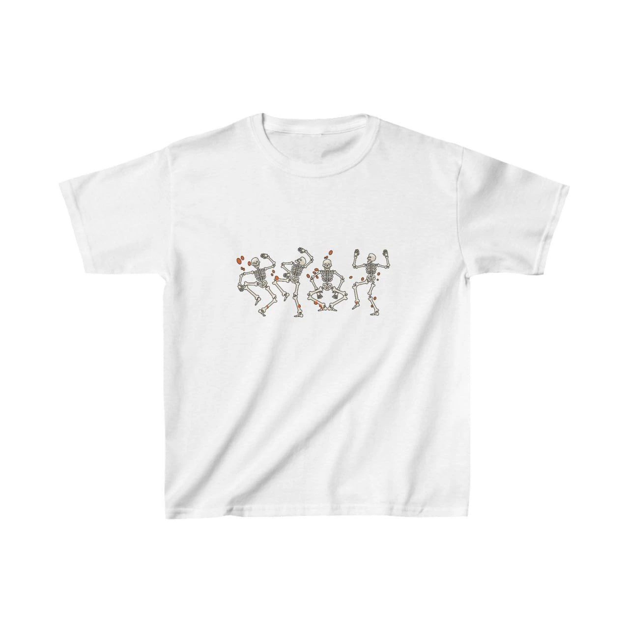 ASSEMA Unisex Çocuk Baskılı T-Shirt - Beyaz