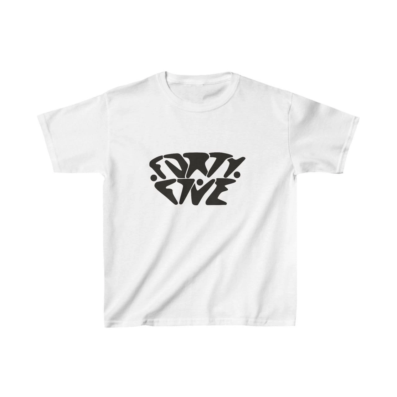 ASSEMA Unisex Çocuk Baskılı T-Shirt - Beyaz