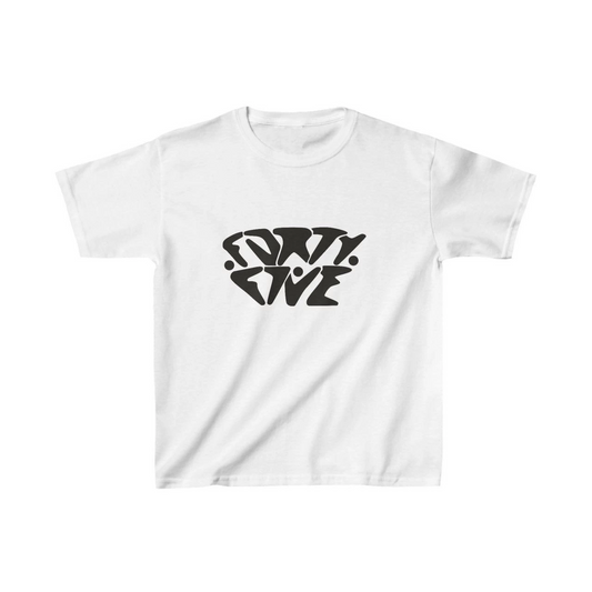ASSEMA Unisex Çocuk Baskılı T-Shirt - Beyaz