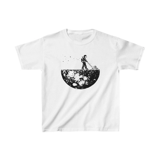 ASSEMA Unisex Çocuk Baskılı T-Shirt - Beyaz