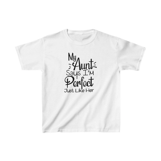 ASSEMA Unisex Çocuk Baskılı T-Shirt - Beyaz