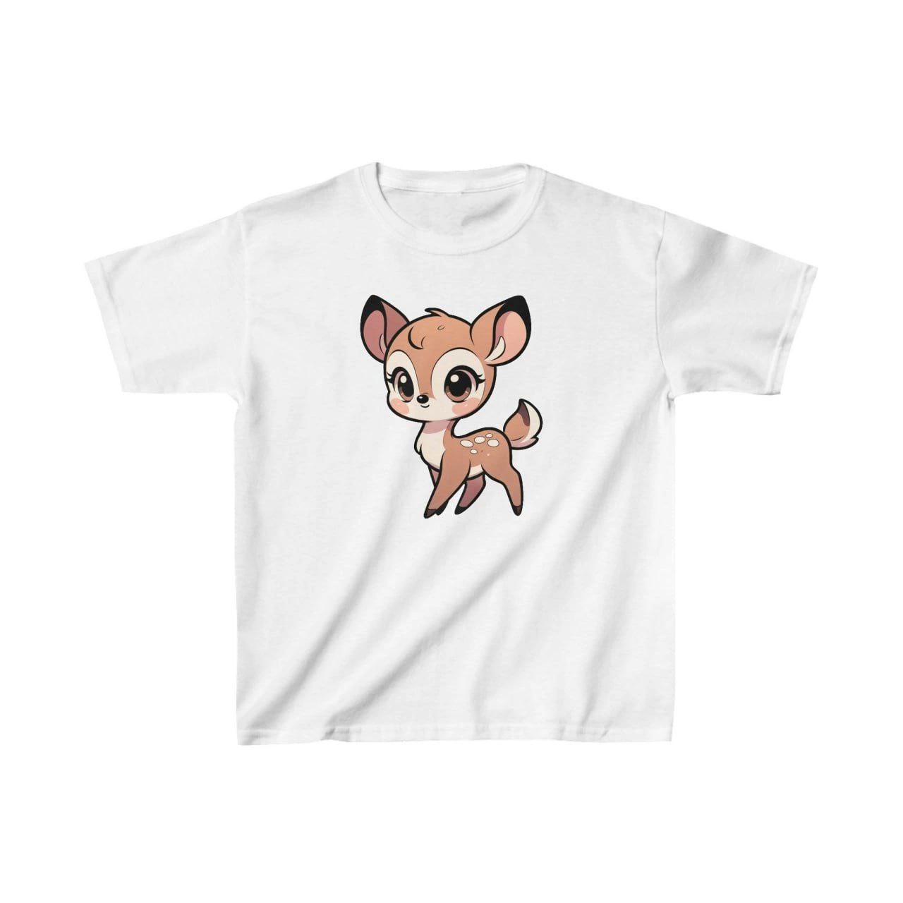 ASSEMA Unisex Çocuk Baskılı T-Shirt - Beyaz