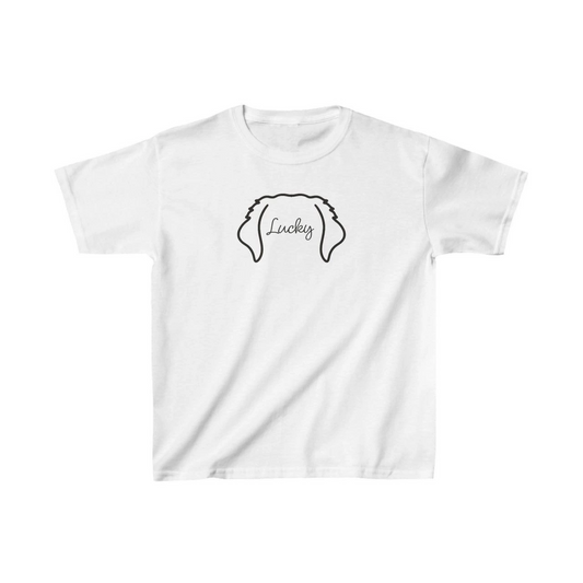 ASSEMA Unisex Çocuk Baskılı T-Shirt - Beyaz