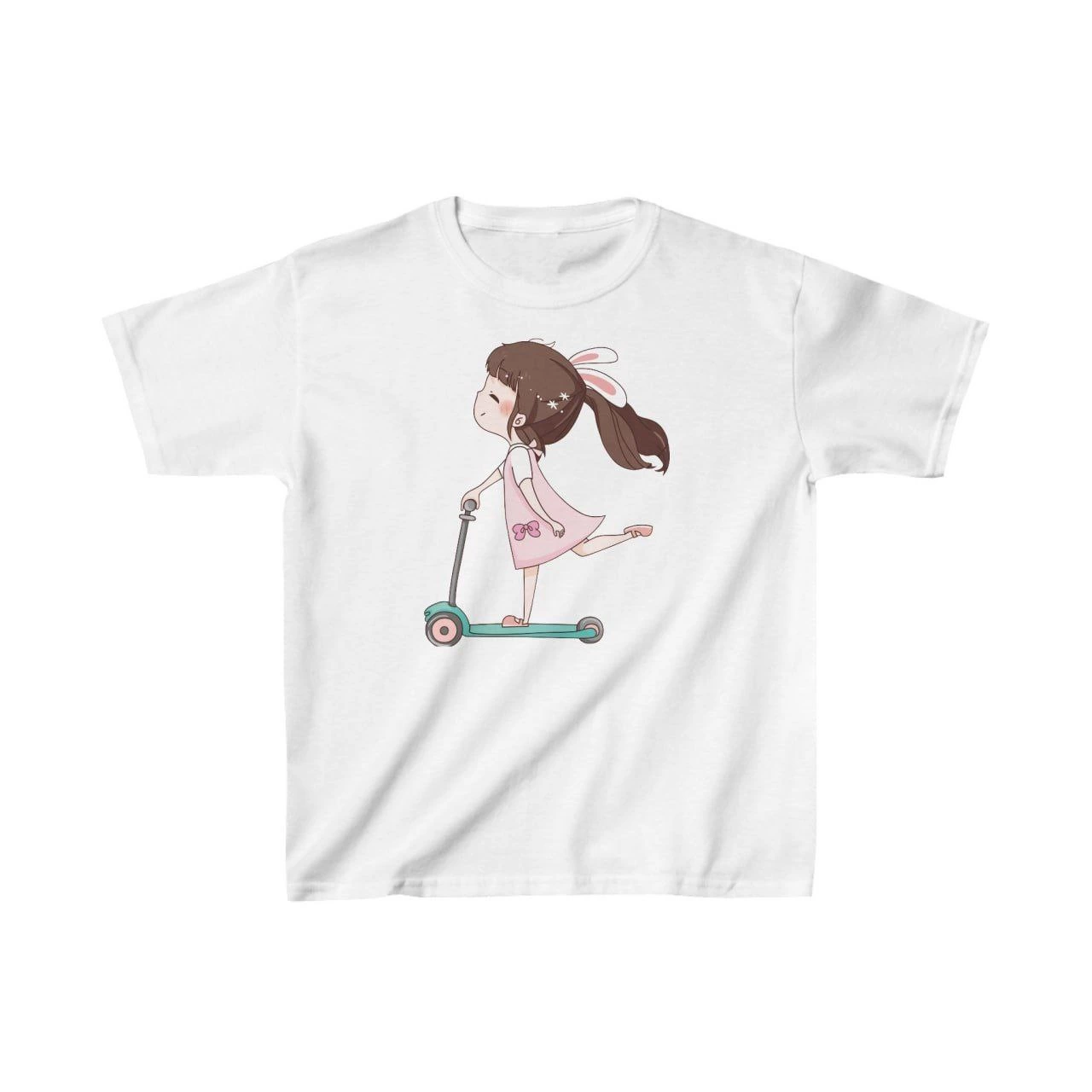 ASSEMA Unisex Çocuk Baskılı T-Shirt - Beyaz