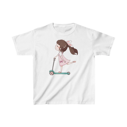 ASSEMA Unisex Çocuk Baskılı T-Shirt - Beyaz