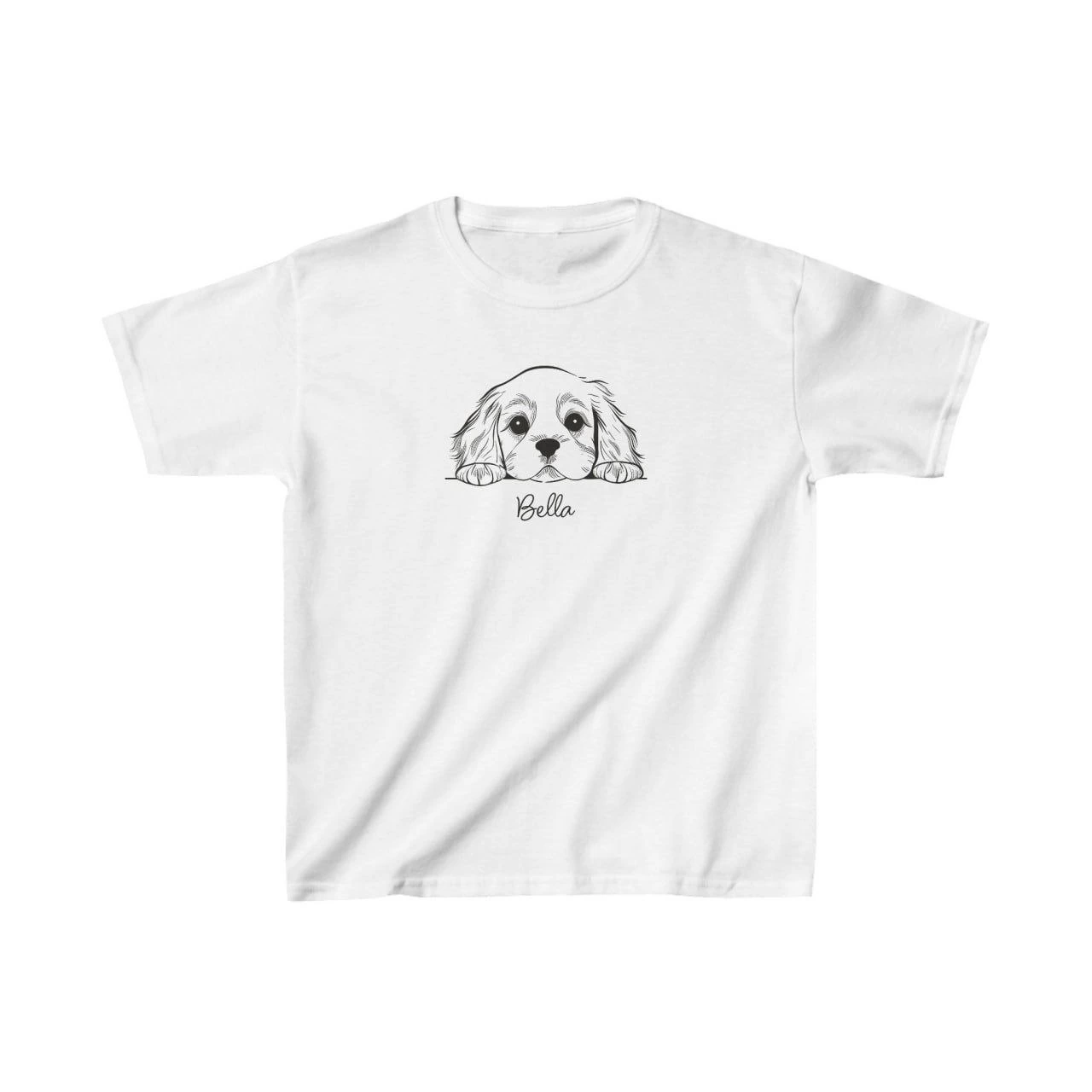 ASSEMA Unisex Çocuk Baskılı T-Shirt - Beyaz