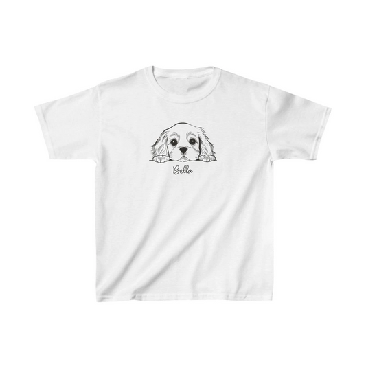 ASSEMA Unisex Çocuk Baskılı T-Shirt - Beyaz