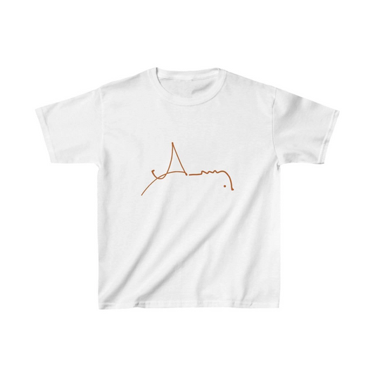 ASSEMA Unisex Çocuk Baskılı T-Shirt - Beyaz