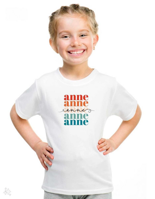 ASSEMA Unisex Çocuk Baskılı T-Shirt - Beyaz