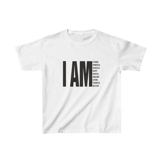 ASSEMA Unisex Çocuk Baskılı T-Shirt - Beyaz