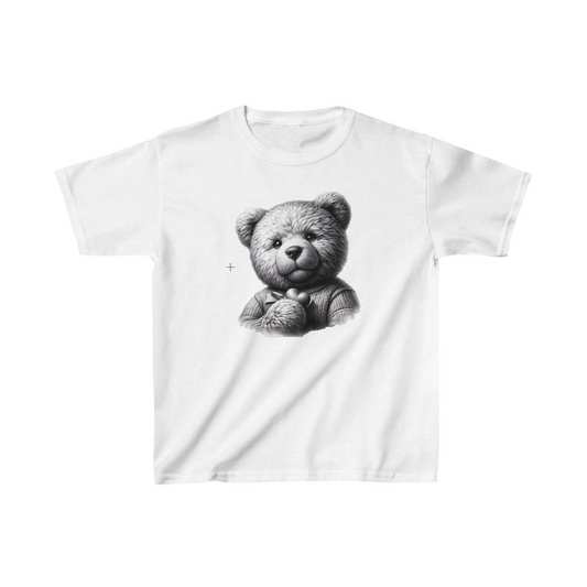 ASSEMA Unisex Çocuk Baskılı T-Shirt - Beyaz