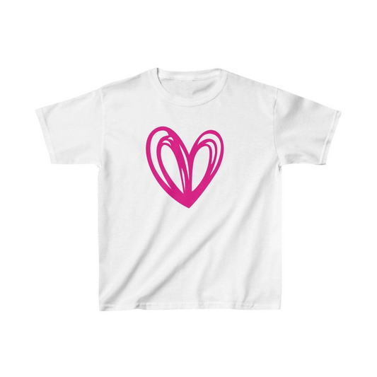ASSEMA Unisex Çocuk Baskılı T-Shirt - Beyaz