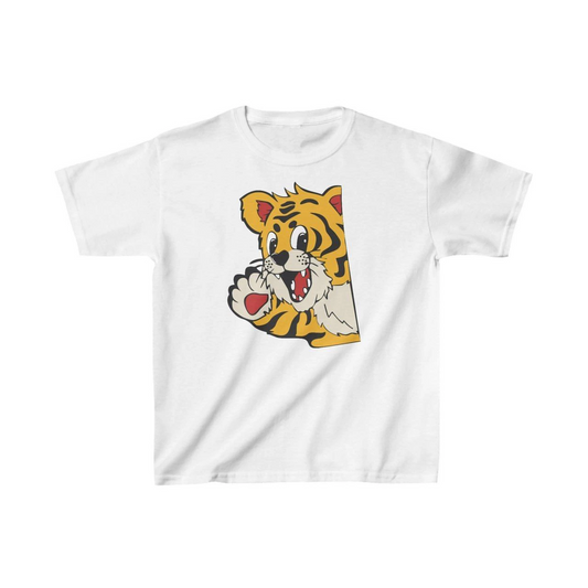 ASSEMA Unisex Çocuk Baskılı T-Shirt - Beyaz