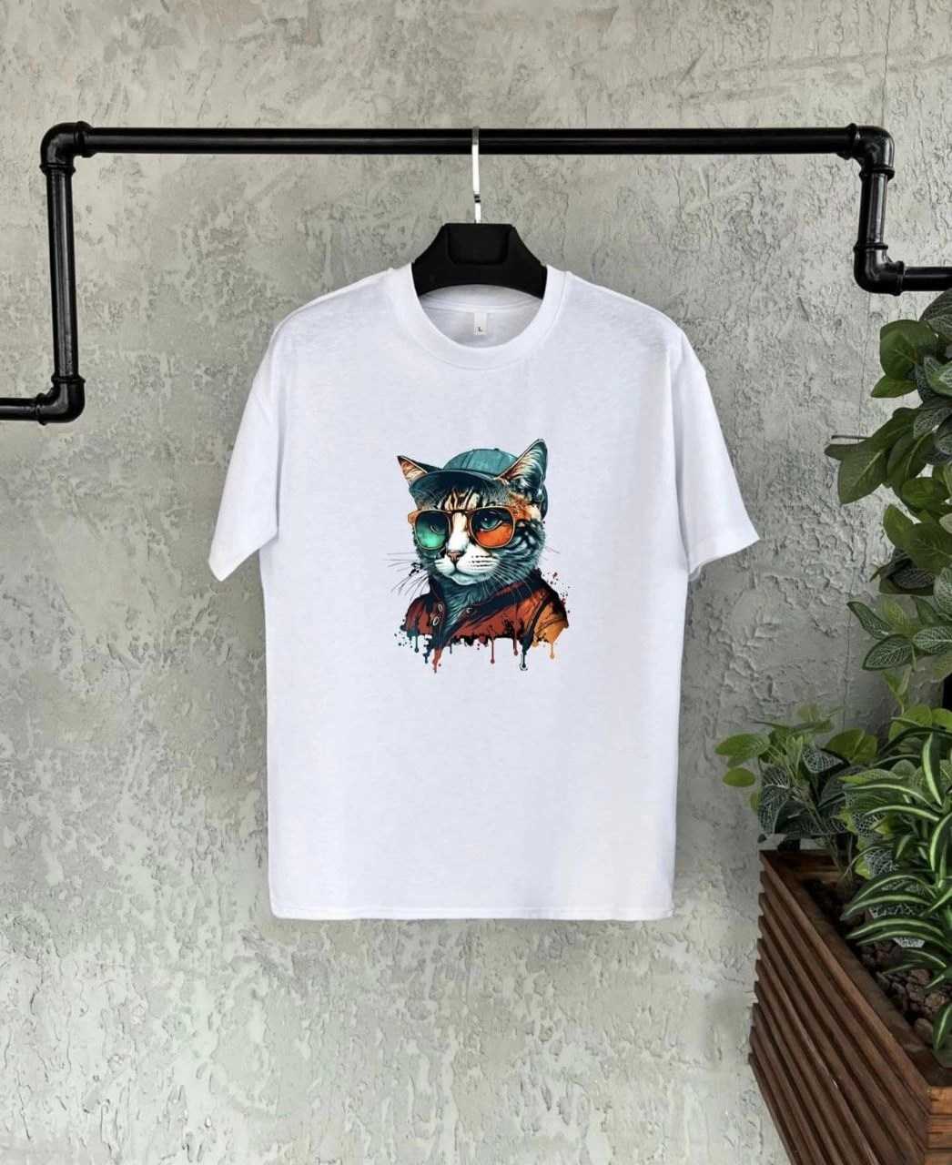 ASSEMA Unisex Çocuk Baskılı T-Shirt - Beyaz