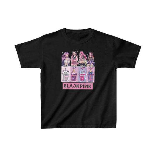 ASSEMA Unisex Çocuk Baskılı T-Shirt - Siyah