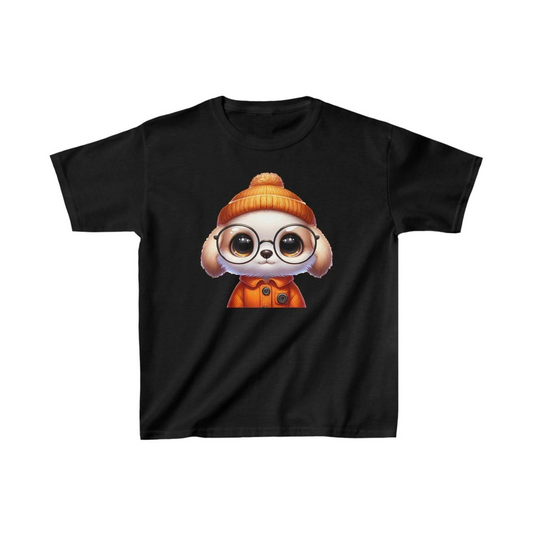 ASSEMA Unisex Çocuk Baskılı T-Shirt - Siyah
