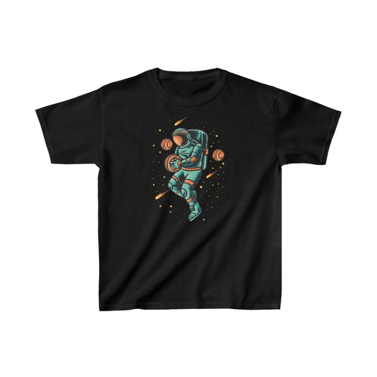 ASSEMA Unisex Çocuk Baskılı T-Shirt - Siyah