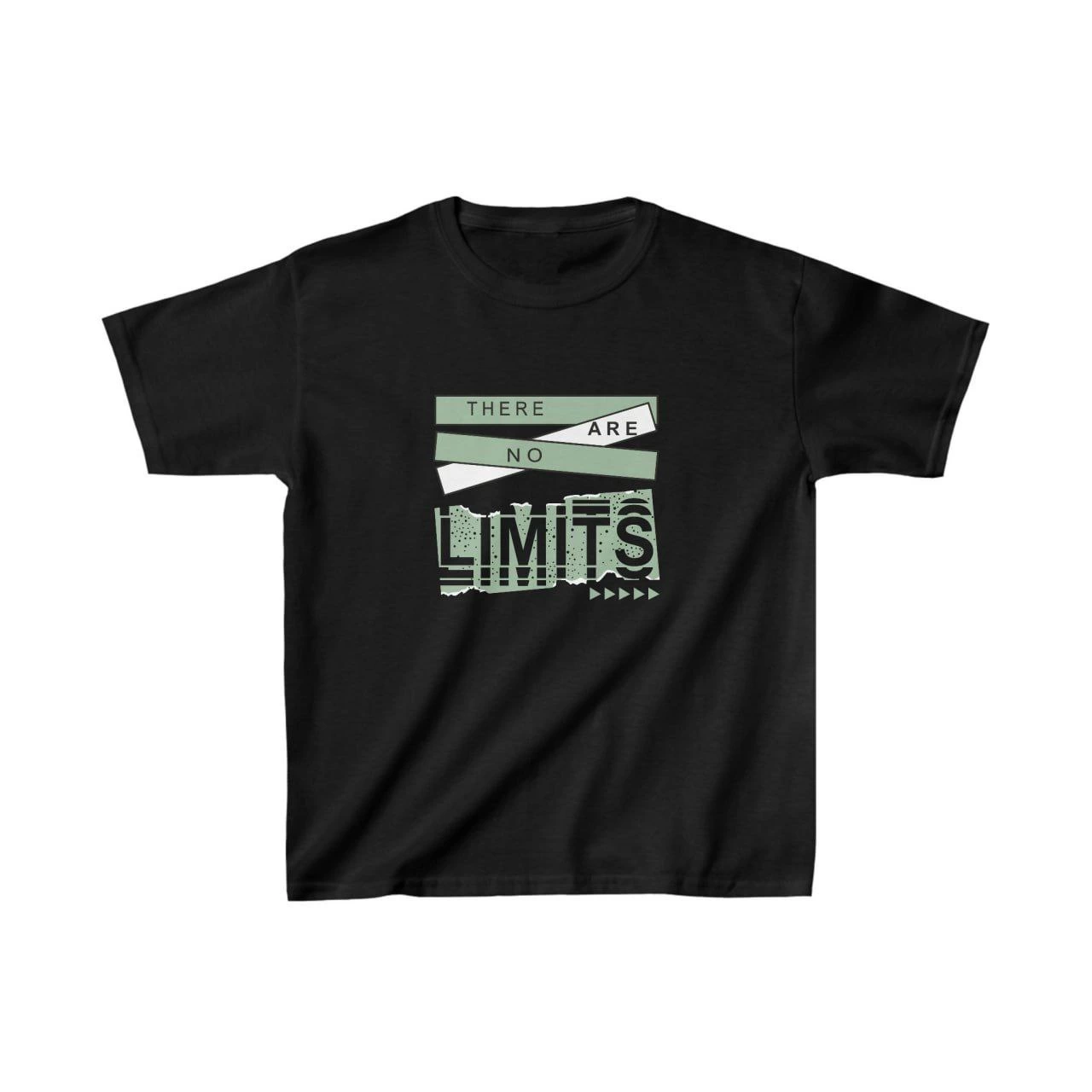 ASSEMA Unisex Çocuk Baskılı T-Shirt - Siyah