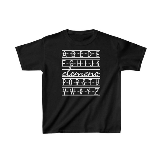 ASSEMA Unisex Çocuk Baskılı T-Shirt - Siyah