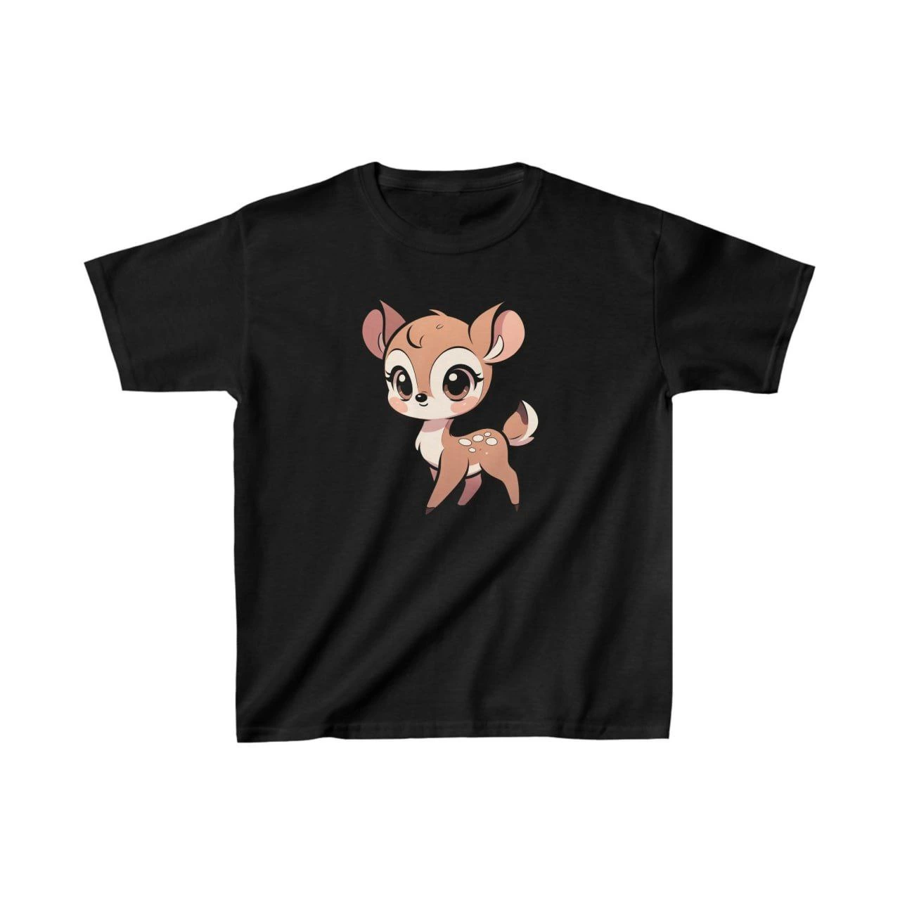ASSEMA Unisex Çocuk Baskılı T-Shirt - Siyah