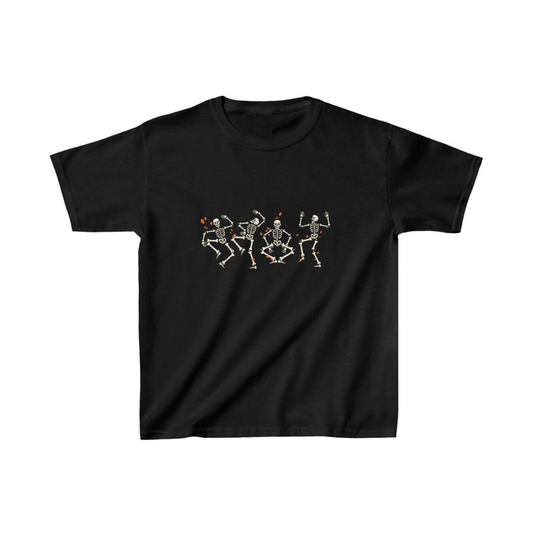 ASSEMA Unisex Çocuk Baskılı T-Shirt - Siyah