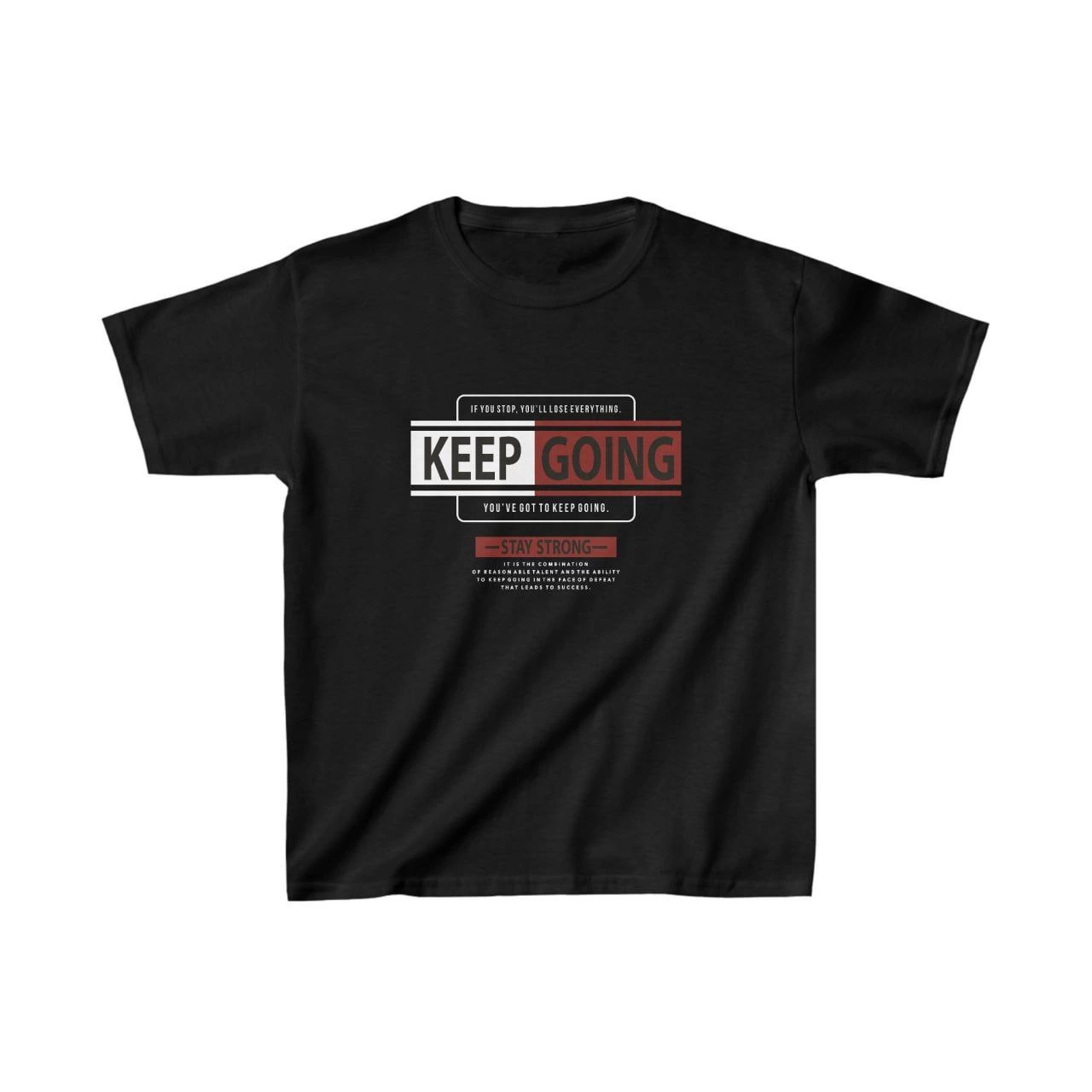 ASSEMA Unisex Çocuk Baskılı T-Shirt - Siyah